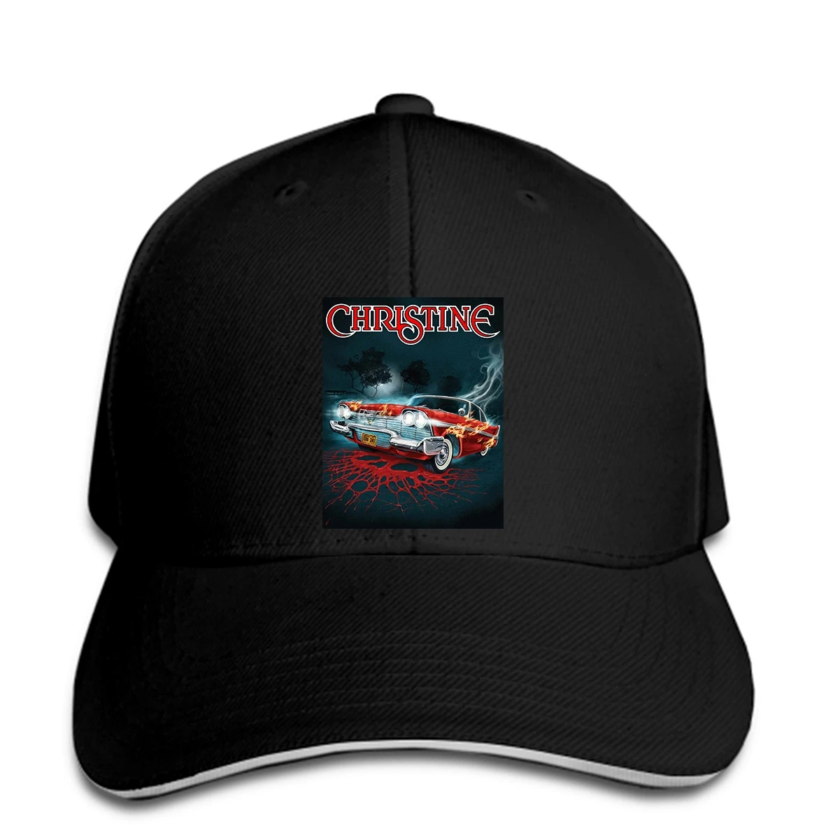 Новая Кристин Мужская черная бейсболка snapback шляпа остроконечная