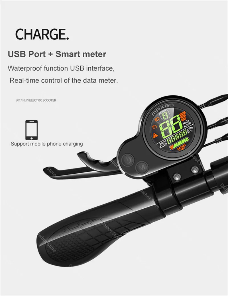 Powerful Electric Scooter 2400W 60V Two Wheel Electric Scooters Dual Drive High Speed 70KMH Foldable Kick Scooter Adult (14)