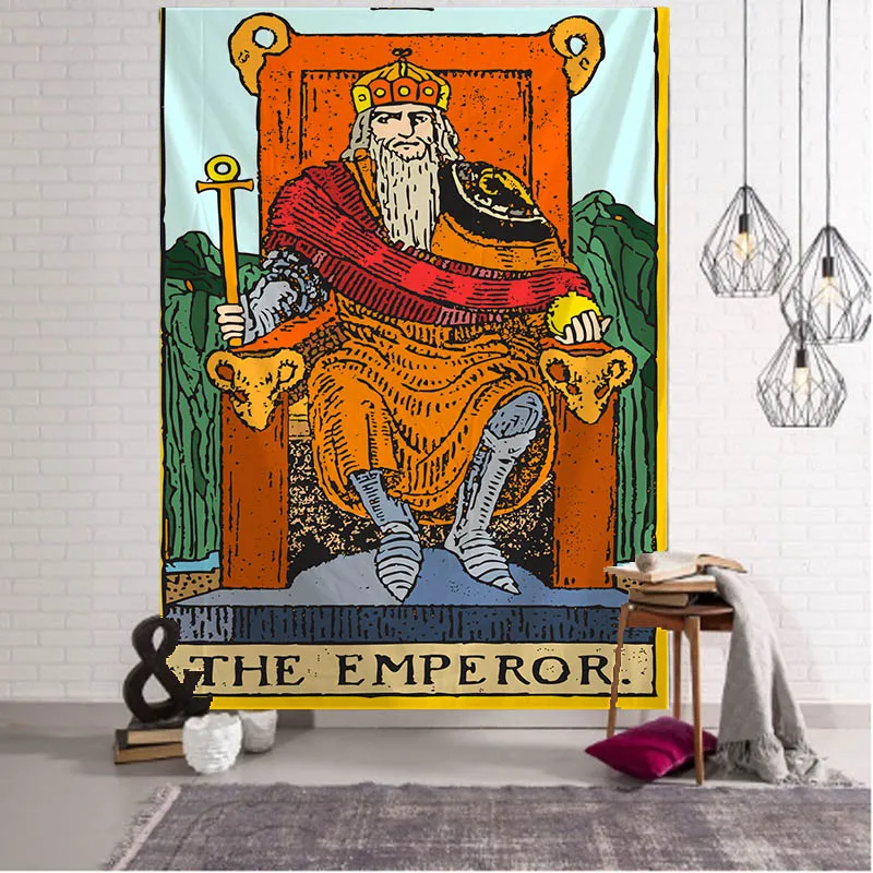 Tapestry decor tarot divination mandala bedspread bedroom covering sun moon