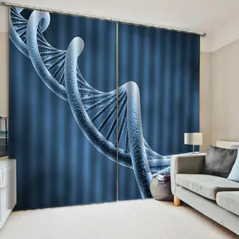 

3d Curtain Bedroom HD Rotating Ladder Digital Print 3d Shading Practical Fine Curtain
