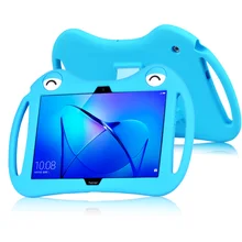 Pour Huawei Tablette T3 10.1 Étui en Silicone AGS W09 Étui De Protection 360 ° Surround Complet Incassable Dessin Animé Enfants Sac D'ordinateur Portable t5 