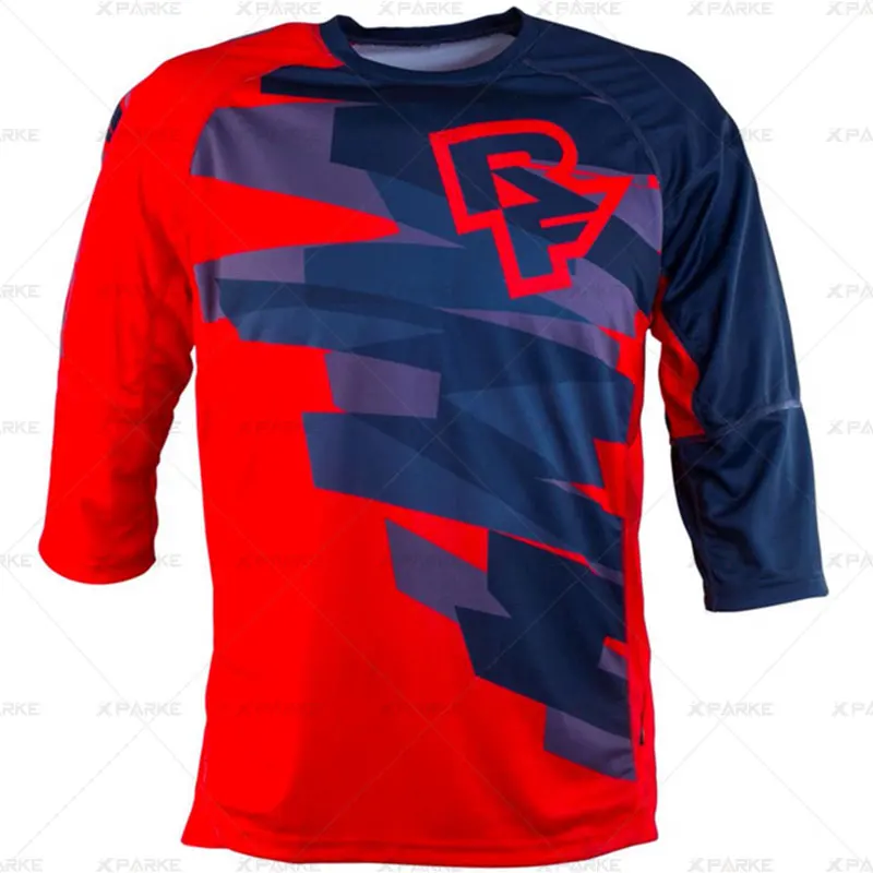Новая спортивная одежда для горных лыж Джерси MTB Enduro Offroad larga Горный велосипед Мотокросс Джерси BMX DH MTB футболка - Цвет: 4