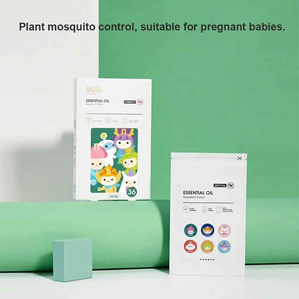

Mosquito Repellent Patch For Mothers Babies And Children 8 Hours Long Lasting Protection Of Natural Plant Essential Oil Formula