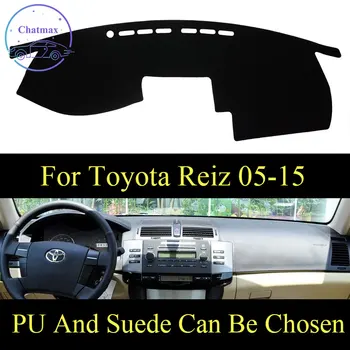 

Customize For Toyota Reiz 2005-2015 Mark X Dashboard Console Cover PU Leather Suede Protector Sunshield Pad