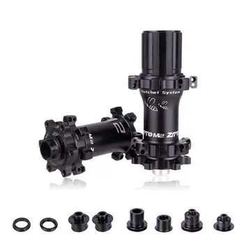 

2PCS M2 Ultralight MTB Straightpull Hub 28 Hole 54T Ratchet HG XD Micro Spline Core fit 12 speed Thru Axle Bicycle Hub