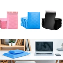 

50pcs Blue Mailer Poly Bubble Padded Mailing Envelopes Mailer Gift Packaging Self Seal Bag Bubble Padding Black Blue And Pink