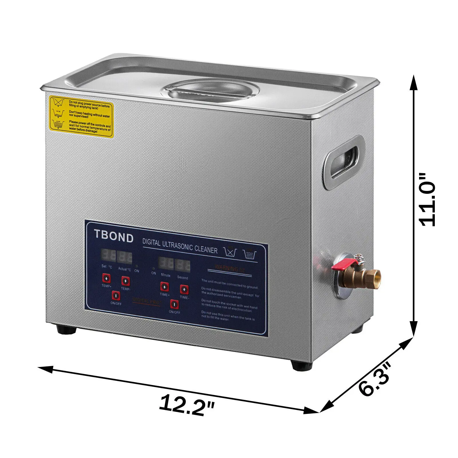 3L-30L Digital Timer Ultrasound Jewelry Glasses Watch Cleaning Lave-Dishes Washing Machine Dishwasher CE ROHS