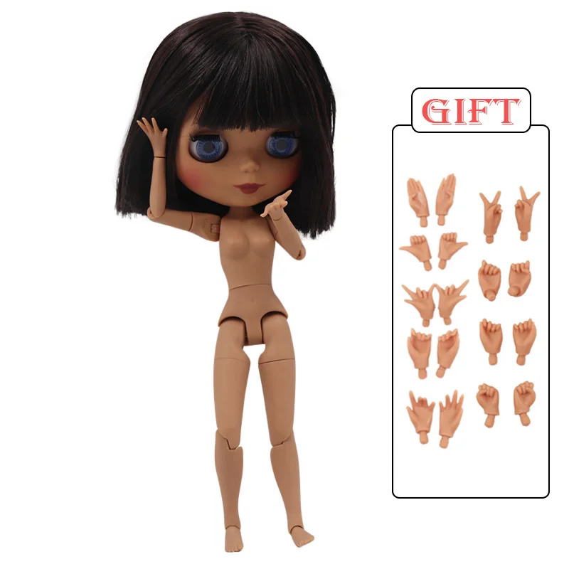 Ледяная фабрика blyth кукла 30 см 1/6 BJD кукла Мода милый Нормальный/шарнир тела дополнительный подарок рука AB, подарок для девочек ледяная Специальная цена - Color: doll and hands AB