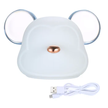 

New Lamp Colorful Gradient 7-Color Little Mouse LED Night Light USB Rechargeable Touch Sensor Control Atmosphere Decorative Lamp