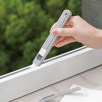 

3 In 1 Multifunction Cleaning Brush Door Window Gap Groove Brush Keyboard Cleaning Tool Small Brush Home Cleaning Supplies
