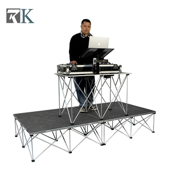 

portable durable smart stage platform aluminum riser for DJ rock concert event trade show