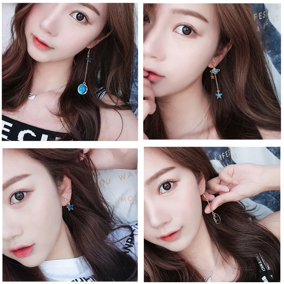 Ear Clip Earrings For Girl Women Party Gift