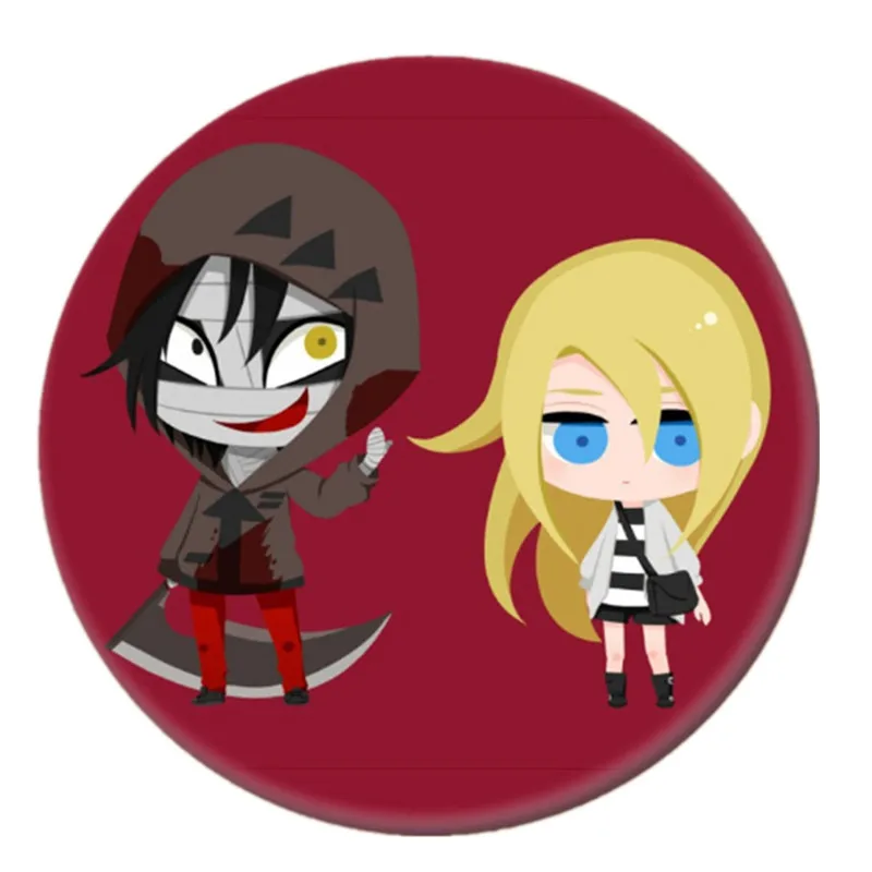 sexy anime cosplay Free Shipping Anime Angels of Death Enamel Pin Figure Cosplay Badge Backpack Icon Button Cartoon Brooch Accessories Gifts anime halloween costumes Cosplay Costumes