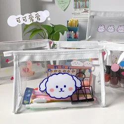 Transparent PVC Storage Bags Travel Organizer Clear Makeup Bag Beautician Cosmetic Bag Beauty Case Toiletry Bag Female Wash Bags