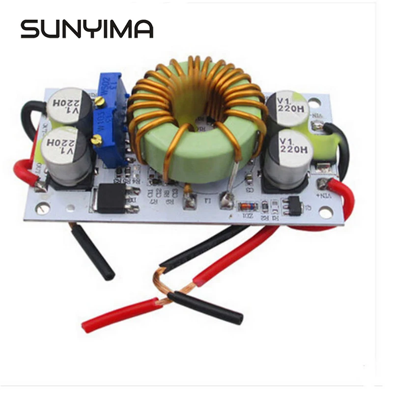 SUNYIMA 250 Вт Высокая мощность DC-DC 12 В до 24 В 48 В Повышающий Модуль мобильный источник питания светодиодный повышающий преобразователь
