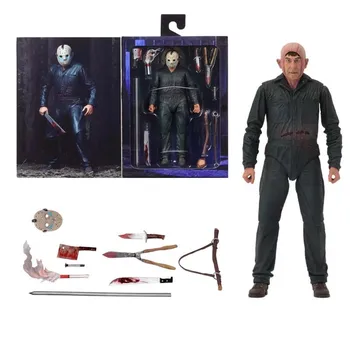 

NECA Figure Friday Roy Burns Figure The 13th Friday Jason Halloween Action Figures Toy Horror Gift For Christmas