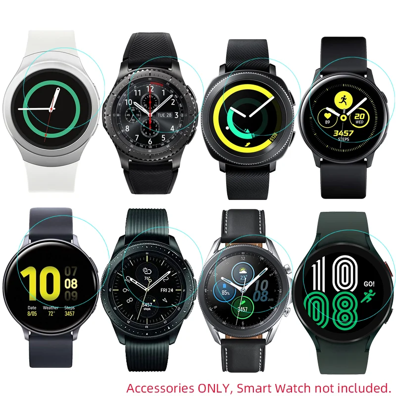 Мягкая защитная пленка для экрана Samsung Galaxy Watch 4/3 45 мм 41 Classic 42 46 Active 2 40 44 Gear S2/S3/Sport |