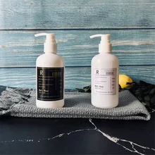 Шикарный белый дозатор для шампуня, мыла, флакон, скандинавский стиль, минималистичный Пластиковый Переносной Контейнер для хранения жидкого пресса, 250 мл