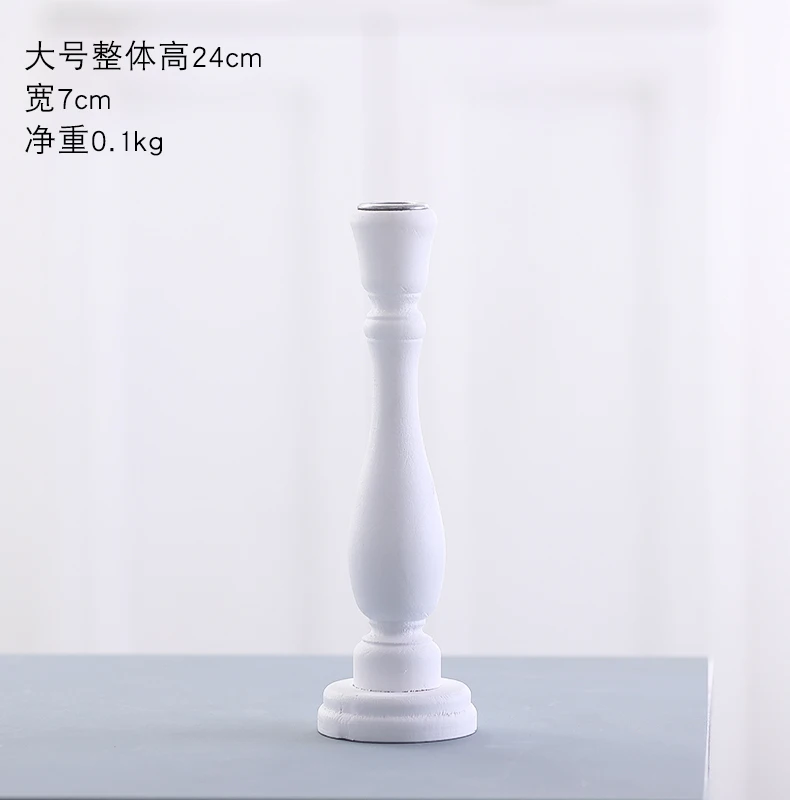 Деревянная подставка подсвечник ретро канделябр главное украшение Photophore Candelabros Portavelas отель стол украшения для дома 30ZT234 - Цвет: 6