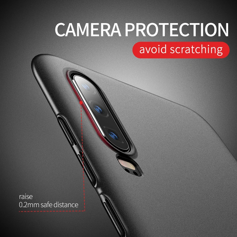 Матовый чехол Msvii для Huawei P30 Lite силиконовый Pro задняя крышка телефона защита