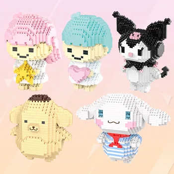 

Diamond Small Building Blocks Creative Pudding Dog Gemini Handmade Spelling Blocks Cute Dolls Puzzle DIY Creative Decoration