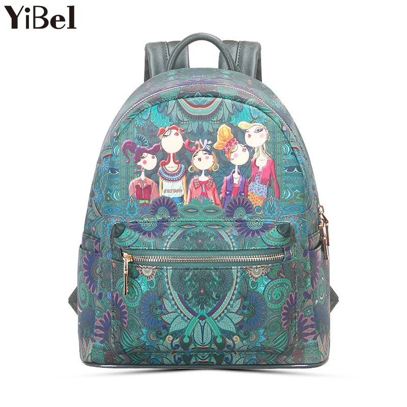 

Original Modern Backpack Korean Fashion Casual Students' Travelling Outdoor Shoulder Package Cartoon Pattern