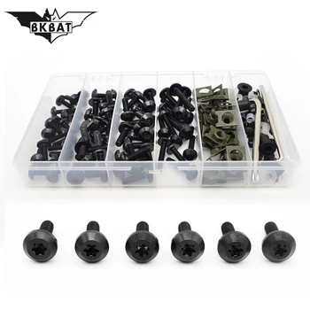 

Motorcycle Full Fairing Kit windshield moto cover cap Bolts Screws For ducati diavel yamaha mt 03 honda moto pulsar 200 ns