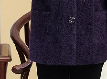 Sweater coat Winter and Fall New Fashion Middle aged Women's Clothes