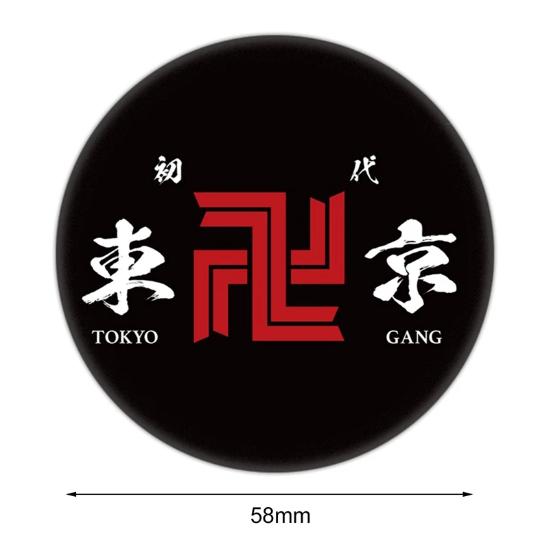 Tokyo Revengers Cosplay Anime Badges Manjiro Ken Takemichi Hinata Atsushi Chibi Pins Cute Brooches Fans Collection Props