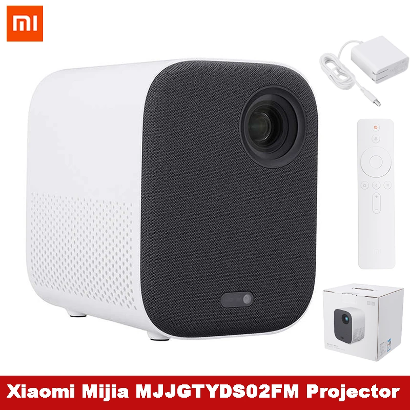 Xiaomi Mijia Mjjgtyds02fm Dlp Mini Projector Full Hd 1080p Led Wifi Bluetooth For Phone Music 3d Home Theater Projector Home Theatre System Aliexpress