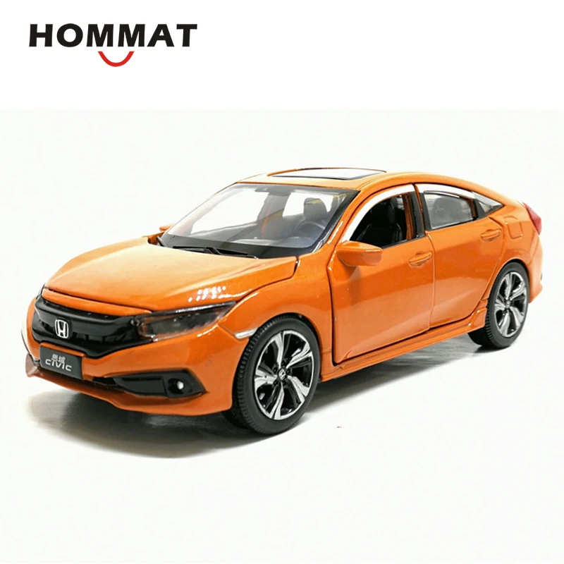 Hommate 1/32 Honda Civic металлическая машина модель литая модель 1:32 литая модель игрушечного автомобиля модели автомобиля Игрушечные Машинки Игрушки для детей