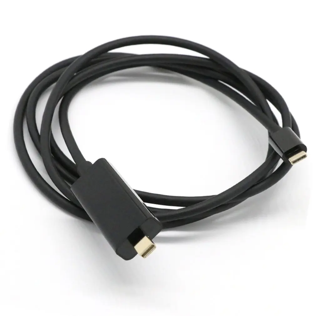 1,8 метров 4K* 2K USB 3,1 C Тип C Thunderbolt к мини-дисплею Порт DP 4K адаптер кабель подходит для Macbook