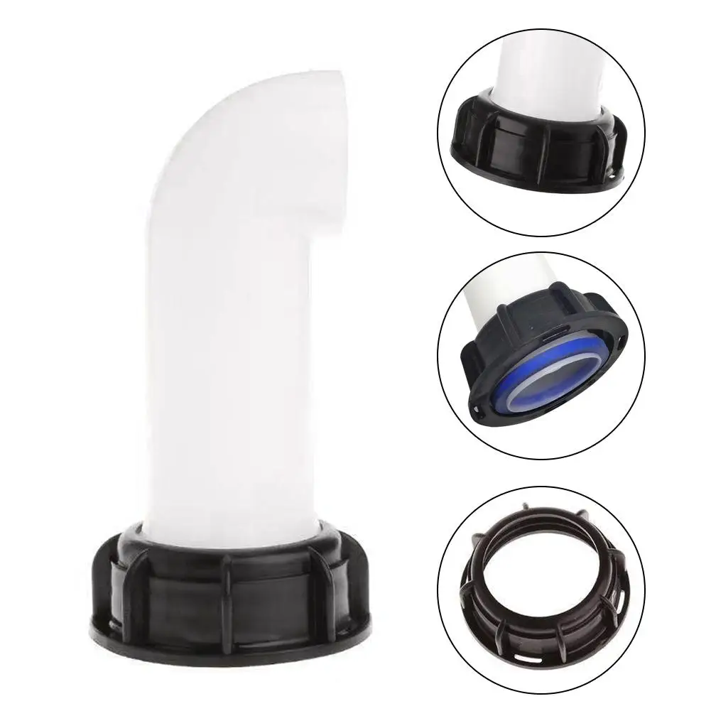 IBC Thread Tank Adapter Extension Drain Spout Hose Water Tank Nozzle Tap Cap Valve Fitting For Home Garden Water Connectors #W0