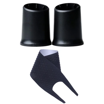 

2 Pcs Replacement Accessories Fit for Ninebot Kickscooter ES2 ES3 ES4 Electric Scooter: 1 Pcs Foot Pad Sticker Deck & 1 Pcs Head