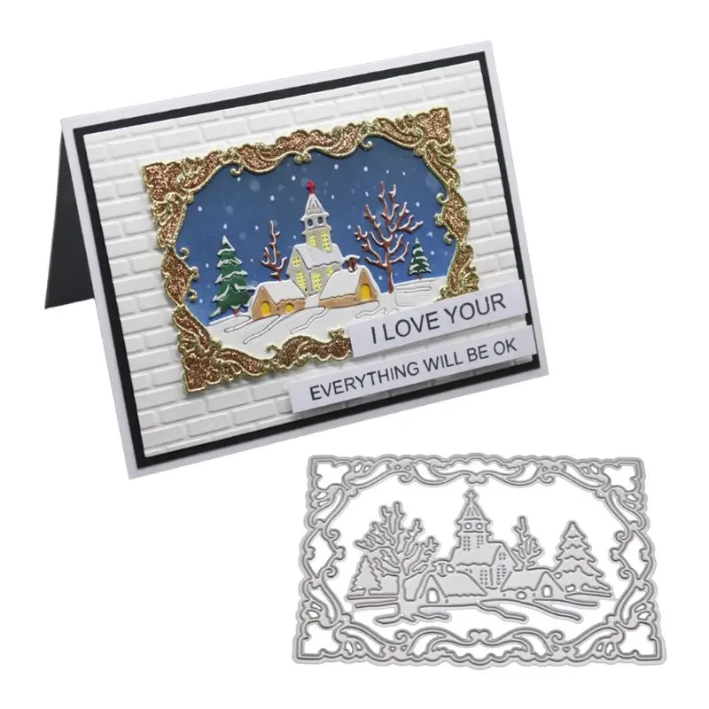 

DIY Scrapbooking Album Stamp Paper Card Embossing Crafts Decor Christmas Winter Metal Cutting Dies Stencil