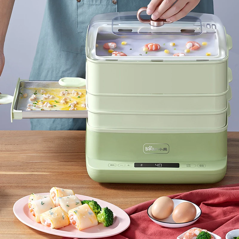 Electric Steamer Machine-Rice-Rolls 3-Layers Breakfast-Machines Multifunctional Guangdong