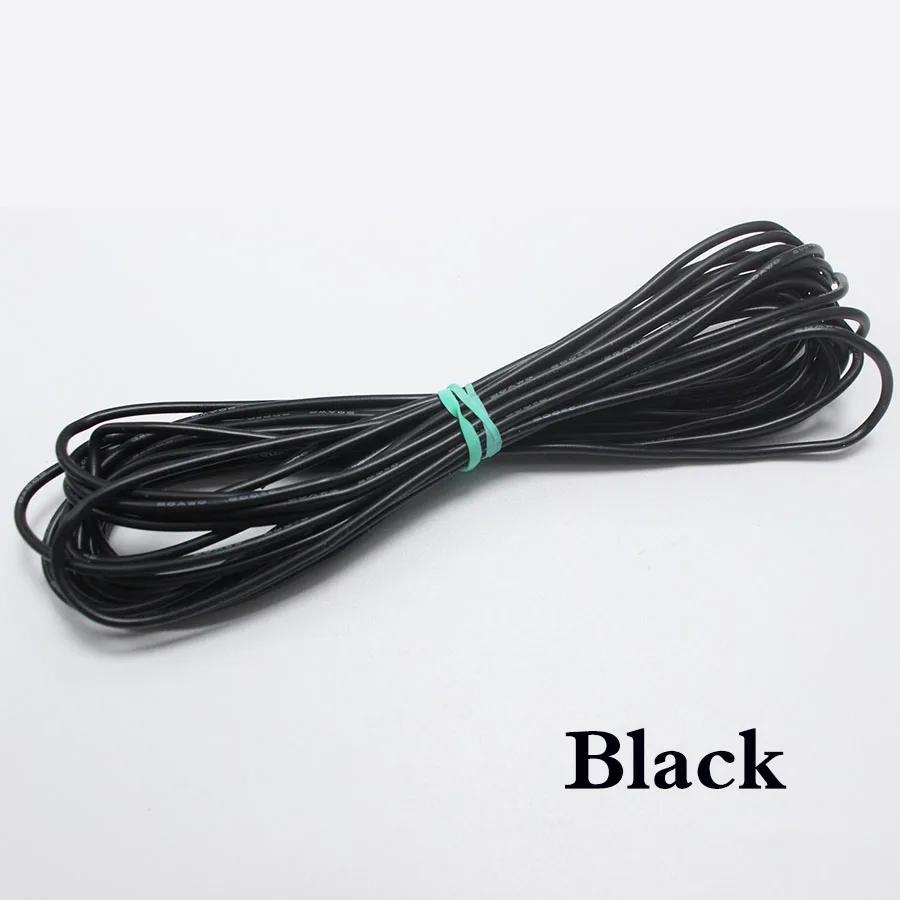 Bobine de fil silicone 22AWG bleu de 5 mètres, parfait pour bricolage électronique.