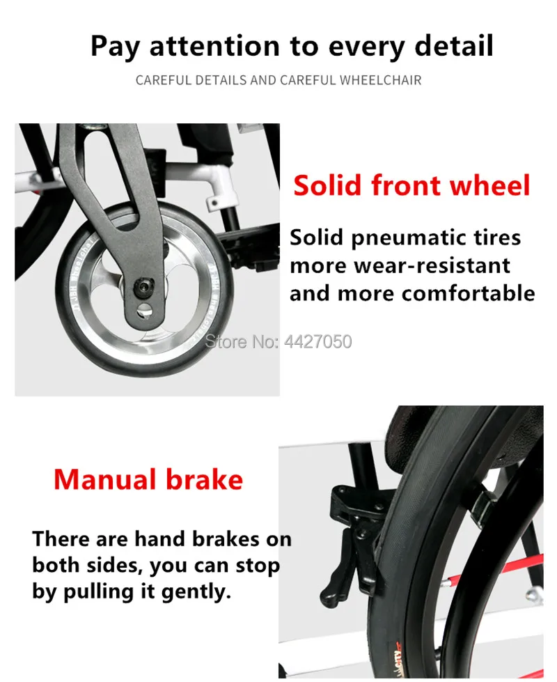 Горячая Складная ручная/Спортивная инвалидная коляска подходит для людей с ограниченными возможностями