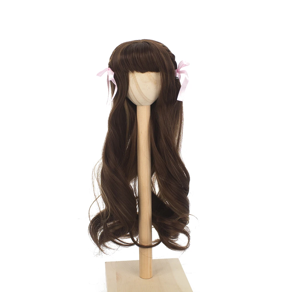 Muziwig 1/3 модные bjd синтетические высокотемпературные волокна для bjd кукольные парики милые кукольные волосы Размер парик кукла аксессуары - Цвет: L.SGZ-1136-3