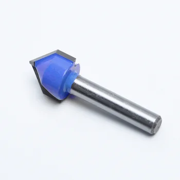 

1 X 1/4 Shank 90 Degree V Groove Template Router Bit - 5/8x 17.3mm Hardware