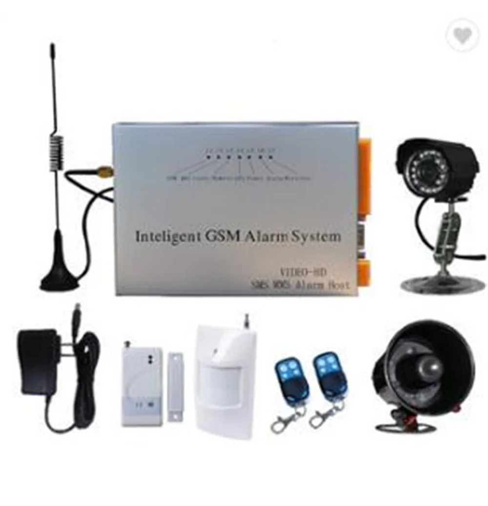 

GSM Wireless Home Security Alarm System With Camera Support SMS/MMS/TEL/Email Alarm