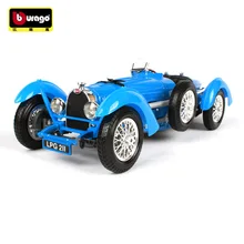 Burago 1:18 моделирование сплава мастер модель автомобиля игрушка для 1934 Bugatti Тип 59 классическая модель автомобиля украшение для человека подарок