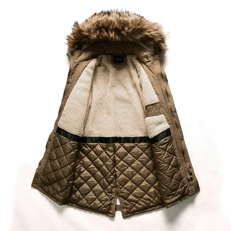 Зимняя куртка мужская Тонкая Толстая теплая одежда наивысшего качества водонепроницаемая одежда на молнии для мужчин модные зимние пальто Мужская