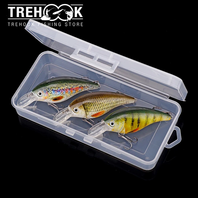 TREHOOK 5pcs Sinking Wobbler Set Crankbaits Fishing Kit Artificial Bait  Hard Lure Swimbait Pike Wobblers For Bass Fishing Tackle