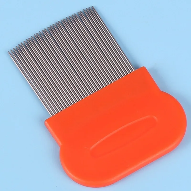 Pet Grate Combs Long Needle Shellfish Flea Stainless Steel Remove Lice Comb For Cats And Dogs Supplies Wholesale Para Perro