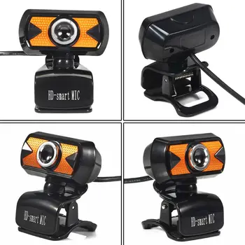 

USB2.0 Webcam with Microphone 360° Rotating Free Drive Web Cameras for Desktop Computer