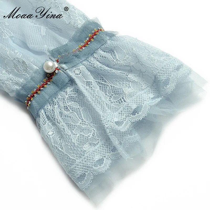 MoaaYina Fashion Designer dress Spring Women's