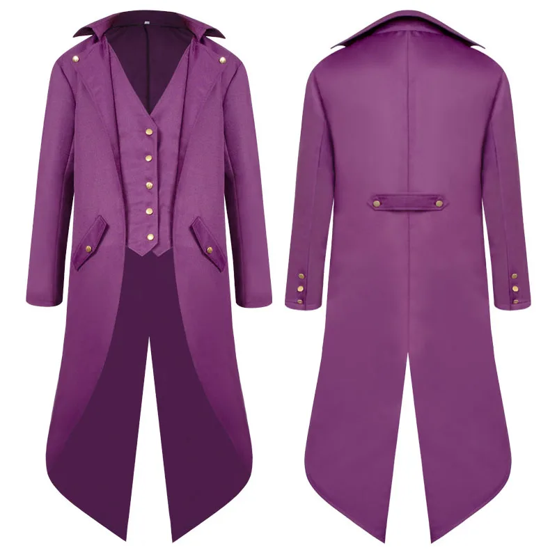 ׻ Steampunk Tailcoat 4XL ҷ ǻ Ʈ  丮  ߼ Ŷ Ƽ Frock Ʈ