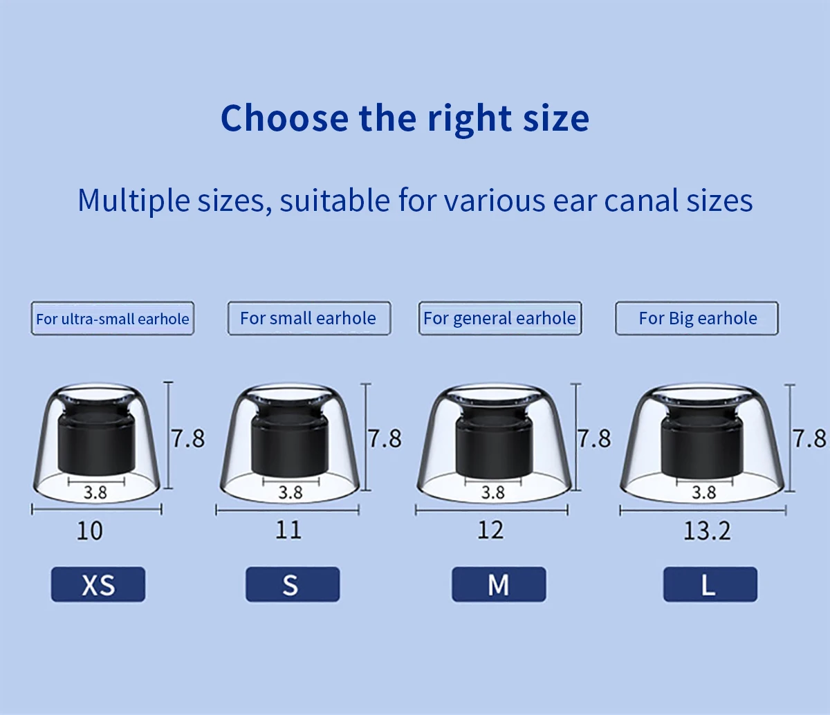 Powerful Latex Ear Tips For WF1000XM4 And XM3 Anti Slip Secure Fit
