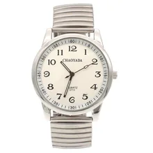 Высокое Качество Старый Для мужчин человек смотреть большое количество прозрачная настольная Нержавеющая сталь браслет для наручных часов Lover часы Для женщин человек леди SN79